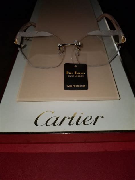 cartier glasses sale|clear cartier glasses.